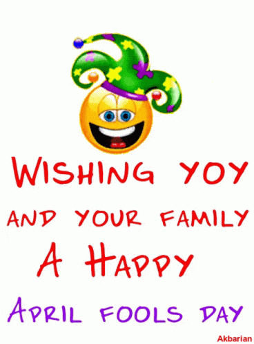 April Fools Wishing You A Happy Day GIF