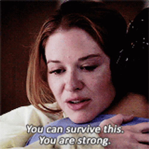 April Kepner Stay Strong  GIF