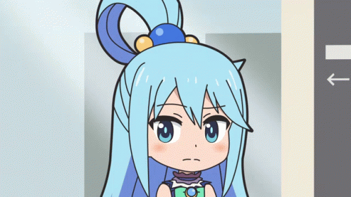 Aqua Close Up Sharp Gaze GIF