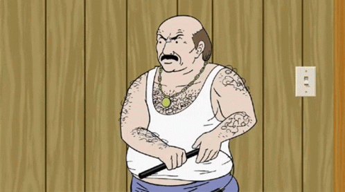 Aqua Teen Hunger Force Flexing GIF