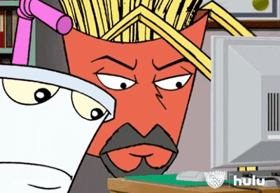 Aqua Teen Hunger Force Flylock Typing GIF