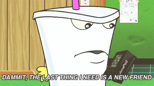 Aqua Teen Hunger Force New Friend GIF