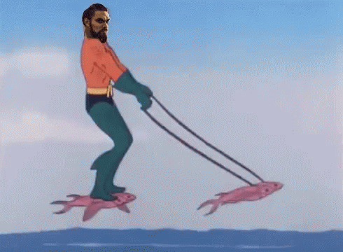Aquaman Animated Cartoon Jason Momoa Edit GIF