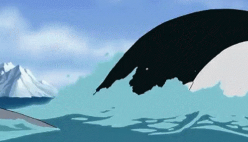 Aquaman Animated Cartoon Whale Shark GIF