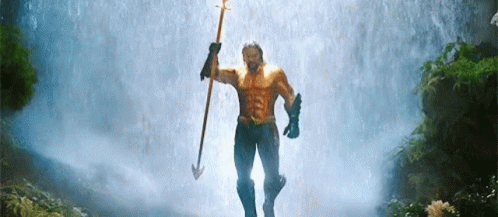Aquaman King Trident Jason Momoa GIF