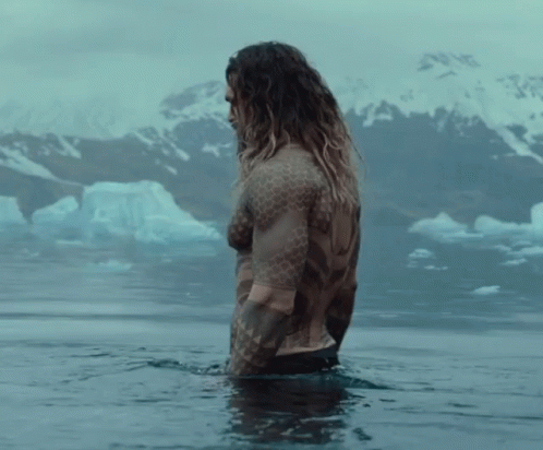 Aquaman Movie Jason Momoa Turn Smile GIF