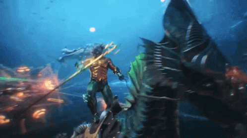 Aquaman Movie Ocean Fight Scene GIF
