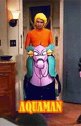 Aquaman The Big Bang Theory Edit GIF