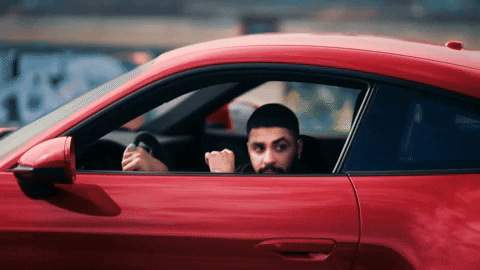 Ar Paisley Passing Road With Fast Car GIF
