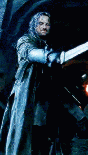 Aragorn Swinging Sword GIF