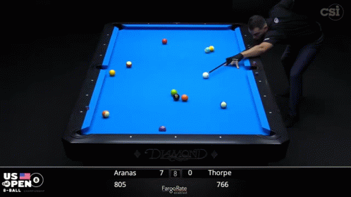 Aranas And Thorpe Are Playing A Pool Game GIF