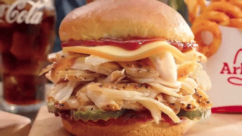 Arby's Burger Ad GIF