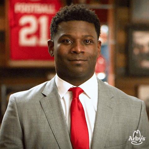Arbys Endorser Ladainian Tomlinson Shocked Reaction GIF