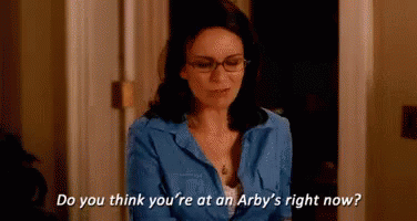 Arbys Tina Fey Amy Poehler Arguing GIF