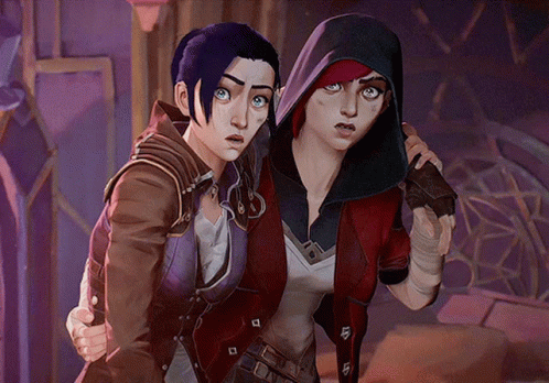 Arcane Caitlyn Vi Caught In The Act GIF