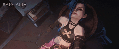 Arcane Jinx Imagine Firing GIF