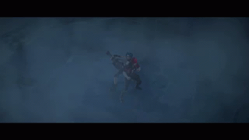 Arcane Jinx Punch Her Enemy GIF