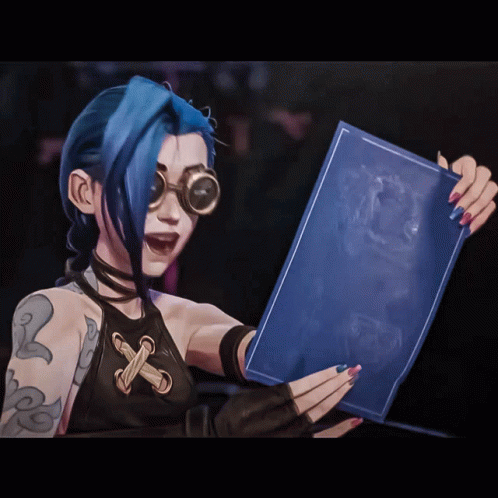 Arcane Jinx Reading The Plan GIF