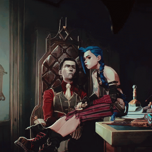 Arcane Jinx Sided With Silco GIF