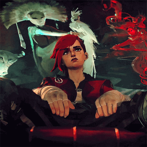 Arcane Vi Cool Game Character GIF