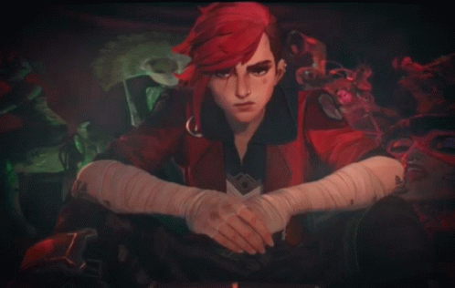 Arcane Vi League Of Legends Bobbing Head GIF