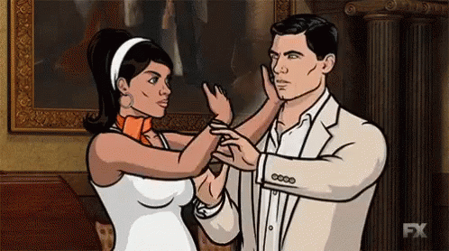 Archer Animation Pimp Slap GIF