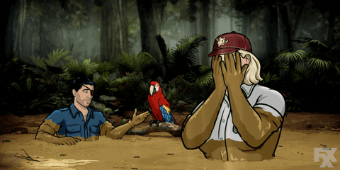 Archer Danger Island Macaw GIF
