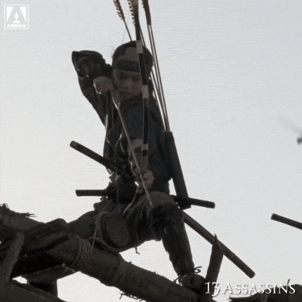 Archery Shot Movie Scene 13 Assassins GIF