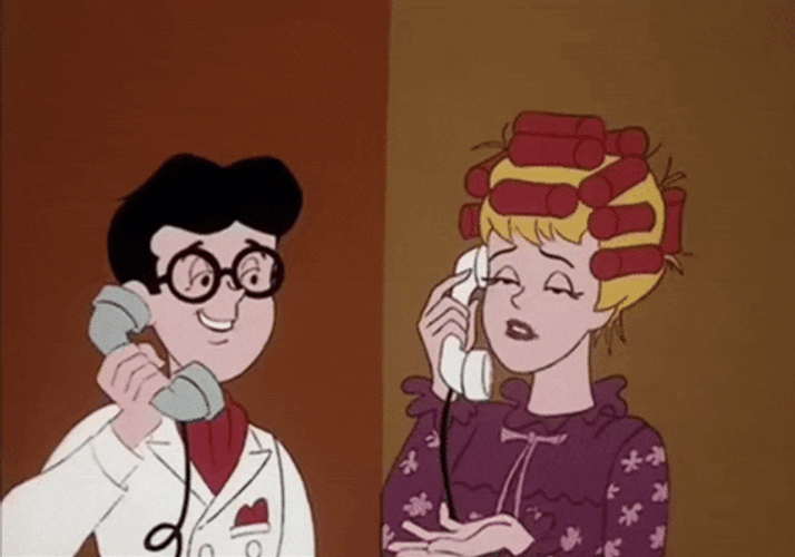 Archie Comics Girl Talking On Telephone GIF