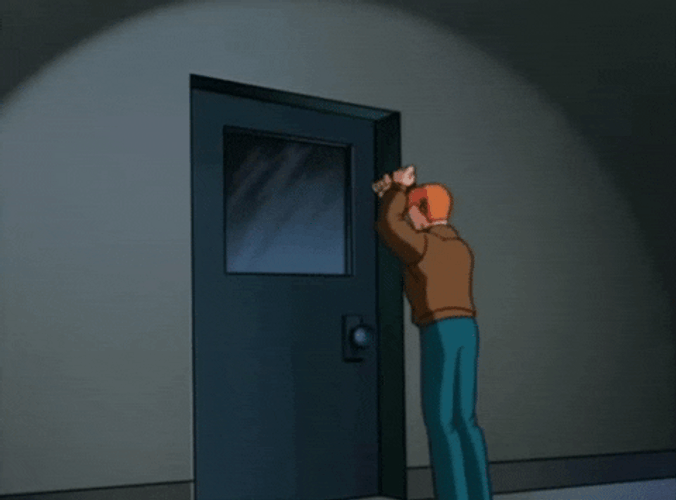 Archie Comics Punching Door GIF