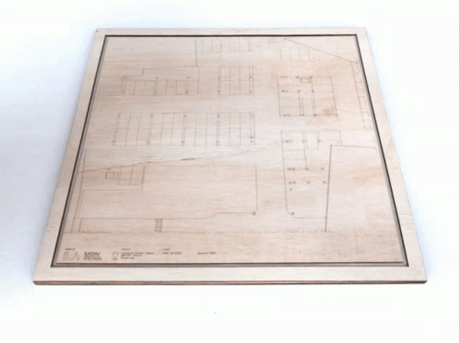 Architecture Wood Model GIF