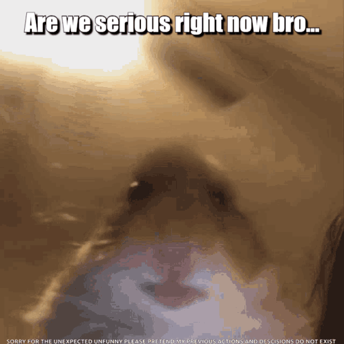 Are We Serious Right Now Bro GIF
