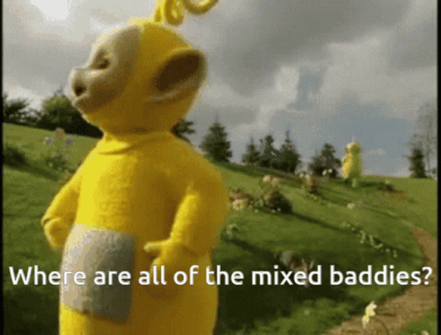 Are We The Baddies Lala Teletubby GIF