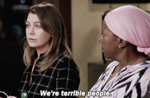 Are We The Baddies Meredith Grey GIF
