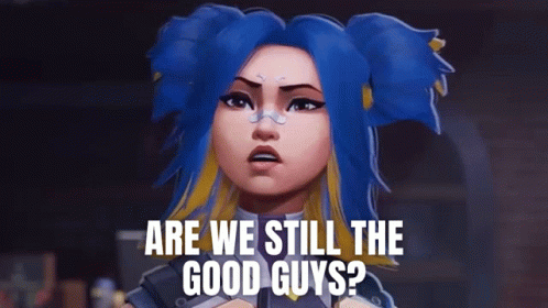Are We The Baddies Neon Valorant GIF