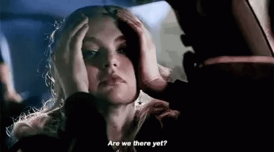 Lady Crying Are We There Yet GIF