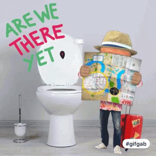 Are We There Yet Explorer Man And Toilet GIF