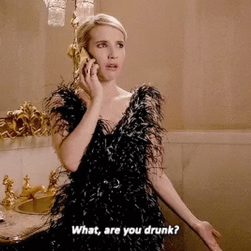 Are You Drunk Emma Roberts GIF