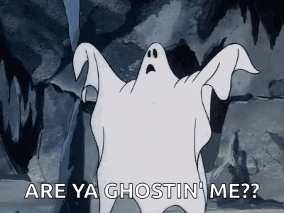 Are You Ghostin Me Ghosted GIF