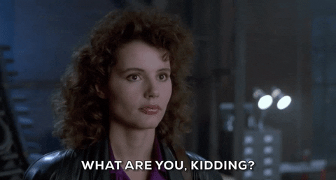 Are You Kidding Me Geena Davis GIF