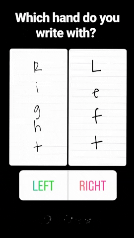 Are You Left Handed Or Right Handed GIF