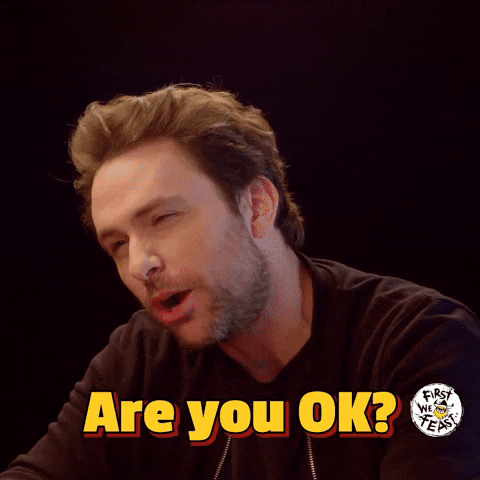 Are You Ok Charlie Day Asking GIF