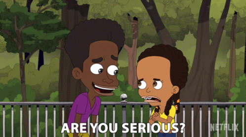 Are You Serious Big Mouth Cartoon GIF