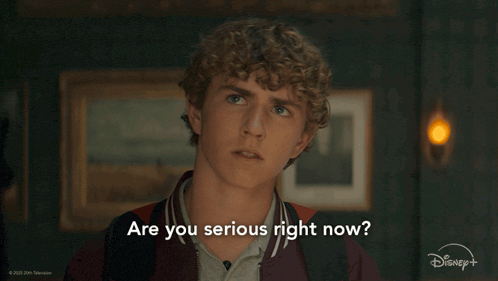 Are You Serious Right Now Percy Jackson Gif GIF