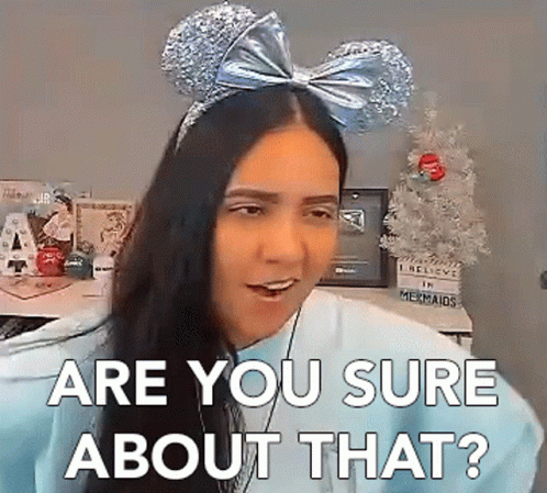 Are You Sure About That Woman Eyeroll GIF