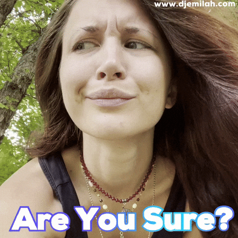 Are You Sure Djemilah Birnie Author GIF