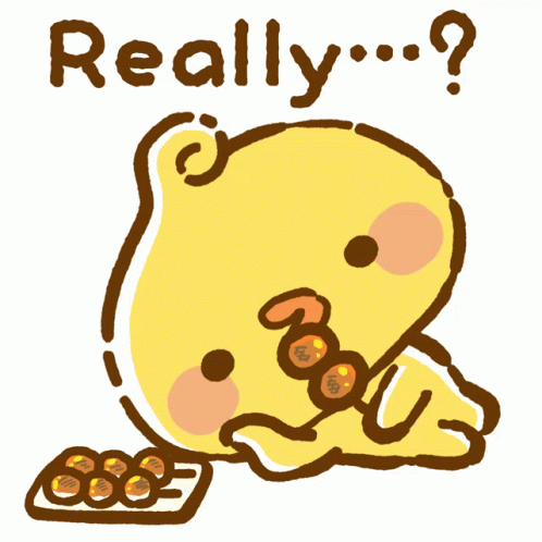 Are You Sure Kawai Duck Emoji GIF