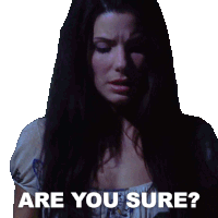 Are You Sure Sally Owens Sticker GIF