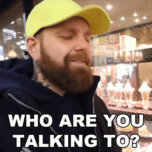 Are You Talking To Me Dude GIF