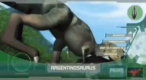 Argentinosaurus Dinosaur With Name GIF